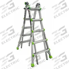 LOUISVILLE LADDER Multipurpose Ladder: 6 Configurations, Aluminum, 300 lb Load Capacity, 35 lb Wt (MPN L-2099-22). Key specifications — Brand: LOUISVILLE LADDER.