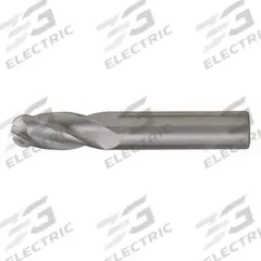 CLEVELAND Ball End Mill: Carbide, 4 Flute, 7/8" Mill Dia, 3" LOC, 6" OAL (MPN C63576)