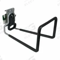 FASTTRACK Hose Hook: Steel, 4.8 in x 11.9 in x 5.6 in, 50 lb Load Capacity, Satin Nickel / Soft Grip (MPN 1785478). Key specifications — Brand: FASTTRACK; Includes: Hardware; Material: Steel; Product Type: Hose Hook.
