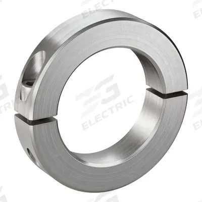 RULAND MANUFACTURING Shaft Collar: 2-Piece, Inch, Round, Clamp-On, 2 13/16 in Bore Dia - Stainless Steel Shaft Collars