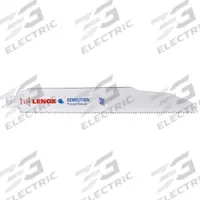 LENOX Reciprocating Saw Blade: 10 Teeth per Inch, 229 mm Blade Lg, 0.06 in Blade Thick, 2 PK (MPN 20597960R). Key specifications — attr1109198: 10; attr1109200: Rigid for Straight Cuts; attr1109201: Straight; attr1109209: LENOX.