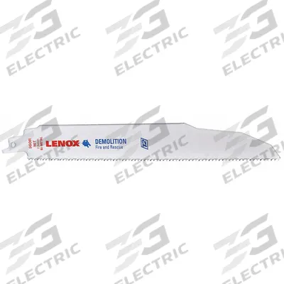 LENOX Reciprocating Saw Blade: 10 Teeth per Inch, 229 mm Blade Lg, 0.06 in Blade Thick - Demolition Blades