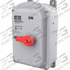 HUBBELL WIRING DEVICE-KELLEMS Disconnect Switch: Non-Fusible, 60 A, Single or Three Phase, 600V AC (MPN HBLDS60VFD). Key specifications — Environment: Indoor/Outdoor; Phase: Single or Three; Handle Color: Red; Housing Material: Stainless Steel; Standards: UL Listed; Brand: HUBBELL WIRING DEVICE-KELLEMS; For Environment: Indoor & Outdoor Rated.