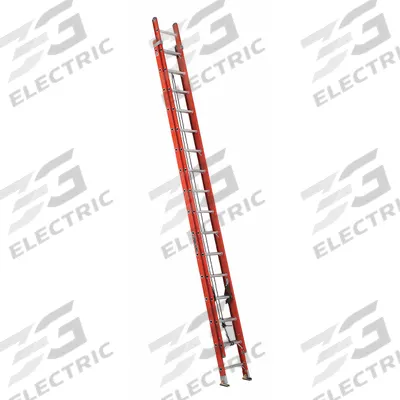 LOUISVILLE LADDER Extension Ladder: 32 ft Ladder Size, Fiberglass, 300 lb Load Capacity - Non-Conductive Fiberglass Extension Ladders