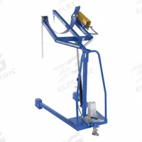 VESTIL Drum Carrier: Casters, 800 lb Wt Capacity, Metal, 59.69 in Vertical Lift, Hydraulic, Vertical (MPN HDC-305-60). Key specifications — For Drum Capacity: 55 gal; Drum Orientation: Vertical; Brand: VESTIL; Portability: Casters; Housing Material: Steel; For Drum Material: Metal; Drum Securing Mechanism: Chain; Power Source: Hydraulic.