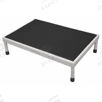COTTERMAN Work Platform: 14 in Platform Ht - Max, 24 in Platform Wd, 48 in Platform Dp, Aluminum (MPN 1AAWP2448A8 A9-14 B1 P6). Key specifications — Brand: COTTERMAN; Color: Silver; Tread Type: Antifatigue Mat.