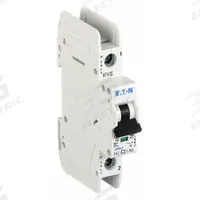 EATON IEC Miniature Circuit Breaker: 2 A Amps, 48V DC, 10kA at 277/480V AC, Screw Clamp, FAZ-NA (MPN FAZ-C2/1-NA-SP). Key specifications — Brand: EATON; DC Voltage Rating: 48V DC; Max. AIR Rating: 10kA at 277/480V AC; Terminal Connection: Screw Clamp; AC Voltage Rating: 277/480V AC.