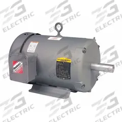 BALDOR General Purpose Motor: Rigid Base Mount, Totally Enclosed Fan Cooled, 1/6 hp, 230V AC/460V AC (MPN M3452). Key specifications — Brand: BALDOR; Nameplate Voltage @ 60 Hz: 230V AC; Full Load Current @ 60 Hz: 0.55/1.1/1.3 A; Nameplate RPM @ 60 Hz: 1,765 RPM; Motor Enclosure: TEFC.