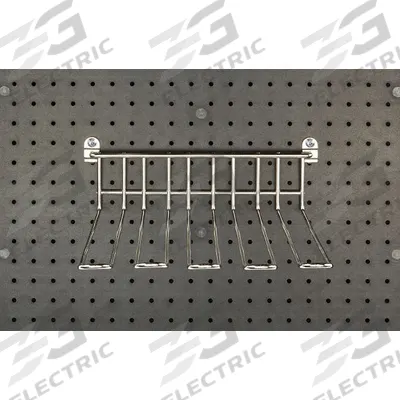 CAMBRO Utensil Holder: 72 in Ht, 18 in Dp, 48 in Lg, Silver - Pegboard Accessories