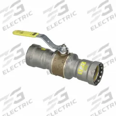 VIEGA MEGAPRESS Manual Two-Way Ball Valve: 1 1/2 in, Bronze, Straight, 125 psi Max. Pressure (CWP) (MPN 30620). Key specifications — Brand: VIEGA MEGAPRESS; Handle: Locking Lever.