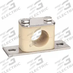 BEHRINGER PIPE SYSTEMS Beta Clamp: Smooth Bore, 316 Stainless Steel Clamp, Santoprene Cushion (MPN BSBX60875-SP)