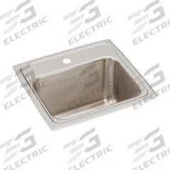 JUST MANUFACTURING Bowl Drop-In Sink: 17 in Overall Lg, 16 in Overall Wd, 10 1/8 in Bowl Dp, 1 Bowls (MPN SLX1617A4-J). Key specifications — Brand: JUST MANUFACTURING; Color Family: Silver/Gray.