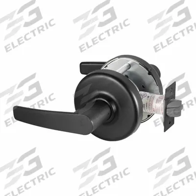 CORBIN RUSSWIN Door Lockset: Privacy Lever Locksets, Black
