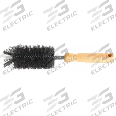 TANIS Cylinder/Funnel Brush: 9 in Overall Lg, Nylon, Black - Lab Brushes