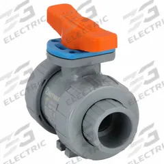 HAYWARD FLOW CONTROL Manual Two-Way Ball Valve: 1 in, CPVC, Straight, 250 psi Max. Pressure (CWP) (MPN TBH2100ASTV0000). Key specifications — Brand: HAYWARD FLOW CONTROL; Handle: Locking Tee.