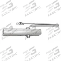 LCN Door Closer: Std Mounting Type, Grade 2 - Medium Duty, Aluminum, 12 1/2 in Lg (MPN 1461-REG AL). Key specifications — Manufacturer Part Number: 1461-REG AL; Brand: LCN; Closer Series: 1460; Closer Type: Non-Hold Open; Location Use: Interior/Exterior; Spring Type: Adjustable; Product Type: Door Closer; Spring Size: 6.