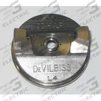 DEVILBISS Spray Gun Air Nozzle: Repl Needles, Nozzles & Caps for Air Sprayers, Air Cap, JGA-510-98FX (MPN JGHV-101-98). Key specifications — Product Type: Air Cap; Compatible with Manufacturer Model Number: JGA-510-98FX; Brand: DEVILBISS; Product Grouping: Replacement Needles, Nozzles & Caps for Air Sprayers.