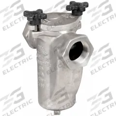 MUELLER STEAM SPECIALTY Basket Strainer: Stainless Steel, 0.062 in Screen Size, Single, NPT, 1/2 in (MPN 11/4 125SS screwed end). Key specifications — Brand: MUELLER STEAM SPECIALTY; Compatible Product Type: Fuel Oil; Gasket Material: Stainless Steel; Screen Material: 304 Stainless Steel.