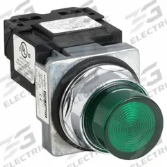 SIEMENS Pilot Light: 30 mm Panel Mounting Size, Green, LED, 240 V AC Max Volt Rating (Supply) (MPN 52PL4H3XB). Key specifications — Series: Class 52; Brand: SIEMENS; Includes Push-To-Test: No Push-To-Test Included.