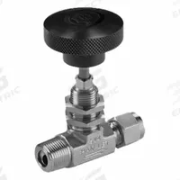 HAM-LET Plumbing Needle Valves: Inline Valve Body, 316 Stainless Steel, Integral Bonnet, Male, NPT (MPN H-395U-SS-NL-R-1/4-RS). Key specifications — For Media: Liquid; Standards: ISO 2006(E); Brand: HAM-LET; Valve Series: H300U; Stem Type: Regulating; Connection Gender - Side 1: Male; Connection Type - Side 1: NPT; Connection Type - Side 2: Let-Lok.