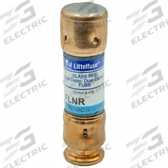 LITTELFUSE Fuse: Class RK5, FLNR Series, Time-Delay, 30 A, 250 V AC, 125 V DC, Non-Indicating (MPN FLNR030). Key specifications — Series: FLNR.