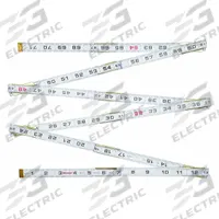 WESTWARD Brick Mason Folding Rule: 30PC17, 6 ft / 1,800 mm, 1.81 in Thick, 1/16 in, Red, Rigid, SAE. Key specifications — attr939978: 1/16 in; attr934745: WESTWARD; attr944504: Outside Read; attr944508: Vertical; attr944509: Abrasive Resistant Epoxy; attr939993: Fractional; attr986193: Etched.