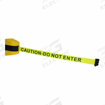 APPROVED VENDOR Wall Mounted Retractable Belt Barrier: Magnet, 30 ft Belt Lg - Magnetic-Mount Retractable Belt Barriers