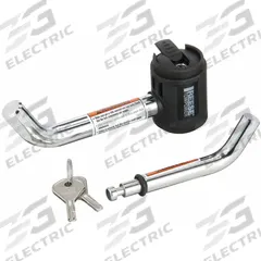 REESE Receiver Lock: Dual Bent Pin, Silver, 1/2 in and 5/8 in Dual Bent Pin/(2) Keys, Receiver Lock (MPN 7054430). Key specifications — Lock Type: Dual Bent Pin; Includes: (2) Keys; Vehicle Class: IV; Brand: REESE; Color: Silver; Product Type: Receiver Lock.