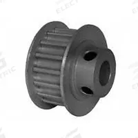 DAYTON Timing Pulley: Curvilinear, Fixed, For HTD Timing Belt Section, For 9 mm Belt Wd, 17 Teeth (MPN 17-5M09M6FA8). Key specifications — Brand: DAYTON; Finish: Clear Anodized; For Belt Series: Powerhouse®.