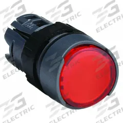 SCHNEIDER Flush Push Button: Red, 16 mm Mounting Size, Non-Metallic, Maintained (MPN ZB6AF4). Key specifications — Brand: SCHNEIDER; Action: Maintained; Series: XB6; Push Button Material Type: Non-Metallic.