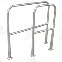 COTTERMAN Safety Railing w/ Toe Board,2ft.: Toe Board Included, 4 in x 3 in, Bolt-On Rail Mounting (MPN AR2T C50 P6). Key specifications — Product Type: Handrail Section; Brand: COTTERMAN; Color: Natural; Handrail Shape: Round; Material: Aluminum; Number of Rail Levels: 2; Rail Mounting Style: Bolt-On.