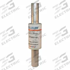 MERSEN Cable Limiter: Cable-to-Cable Connection, 500 kcmil, Copper Conductors, 600 V AC (MPN CP500C1-HS). Key specifications — Connector Type: Tube-to-Tube; Brand: MERSEN; Manufacturer Part Number: CP500C1-HS; For Conductor Material: Copper.