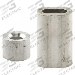PRIME-LINE Ferrule and Stop: Aluminum, 4 5/8 in Overall Ht, 2 3/4 in Overall Wd, 1 PR (MPN GD 12154). Key specifications — Brand: PRIME-LINE; Material: Aluminum; Product Type: Ferrule and Stop.