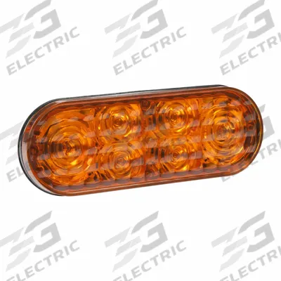 GROTE Strobe Light: Strobe, Green, 2 5/16 in Overall Wd, 11/16 in Overall Ht - Vehicle Perimeter Flashing Warning Lights