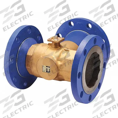 HVAC Control Ball Valve: 3-Way, 5 in Flanged, 289 CV Flow, 190 Bypass CV Flow - 3-Way Flanged Connection Ball Valves