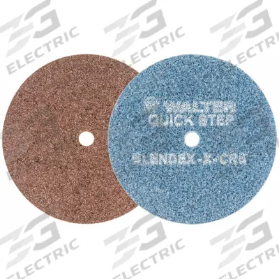 WALTER SURFACE TECHNOLOGIES Hook-and-Loop Surface Conditioning Disc: 4 1/2 in Dia - Coating-Removal Discs for All Metals