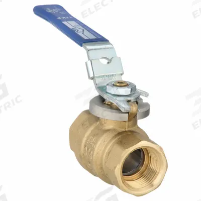 MILWAUKEE VALVE Manual Two-Way Ball Valve: 3/4 in, Brass, Straight, FNPT x FNPT - Brass Ball Valves