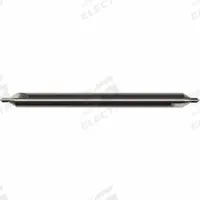 KEO Center Drill: Plain Type, #5, 60°, 6 in Overall Lg, AlTiN Coated Carbide (MPN 907-000-716). Key specifications — Brand: KEO; End Type: Double End.