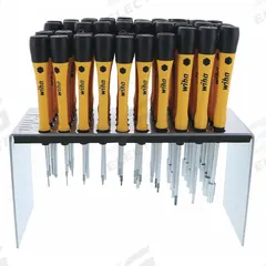 WIHA ESD Safe Screwdriver Set: 21 or More Pieces, 50 Pieces, 4 1/2 in_5 1/2 in_6 1/2 in Overall Lg (MPN 92093). Key specifications — attr1205274: WIHA; attr1205269: 4 mm.