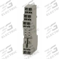 OMRON Relay Socket: 10 A Rating, DIN-Rail & Surface Socket Mounting, 8 Pins, J Socket (MPN P2RF-08-S). Key specifications — Brand: OMRON.