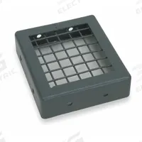 Outlet Guard: For Use With 4C130/4C329, Outlet, Steel, Baked Polyester Epoxy, 1/2 in Wire Spacing (MPN 2RXT4). Key specifications — Manufacturer Part Number: 2RXT4; Compatible with Grainger Part Number: 4C130; Finish: Baked Polyester Epoxy; Brand: DAYTON; Guard Type: Outlet; Includes Mounting Hardware: Yes; Standards: OSHA Compliant; Material: Steel.