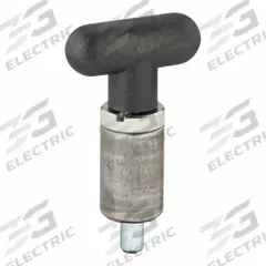 Weld Mount Retractable Spring Plunger: Locking, Rounded T-Knob, 0.375 in Plunger Wd (MPN GI3/8-1.5LOBTR6). Key specifications — Brand: INNOVATIVE COMPONENTS; Barrel Diameter: 1 in; Barrel Length: 1.5 in.