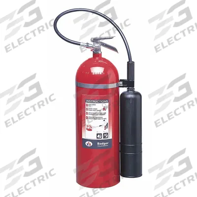 BADGER Fire Extinguisher: 20 lb Extinguisher Capacity, 10B:C - Class BC Fire Extinguishers
