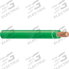Building Wire: Copper, 8 AWG, 1 Conductors, Stranded, Green, 1,000 ft Lg, THHN/THWN-2 (MPN 20492506). Key specifications — Voltage: 600 V; Brand: SOUTHWIRE.