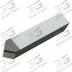 MICRO 100 Single-Point Tool Bit: D Tool Bit Style, 3/4 in Shank Wd, 3/4 in Shank Ht, Carbide, Zinc (MPN D-12)