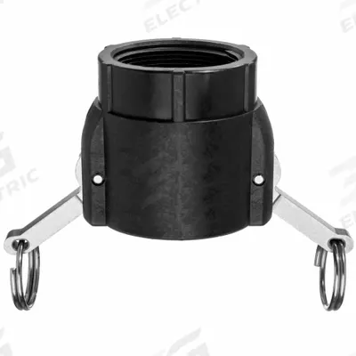 USA INDUSTRIALS Polypropylene Cam and Groove Fittings: 4 in Coupling Size, 4 in Hose Fitting Size - Type D Polypropylene Cam & Groove Fittings