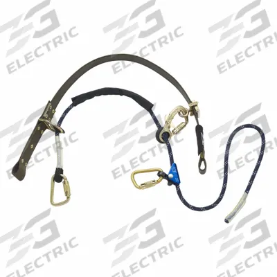 3M DBI-SALA Pole Climbing Strap System: 6 ft Lanyard Lg, Nylon, 5 1/2 in Min Pole Dia - Pole-Climbing Strap Systems