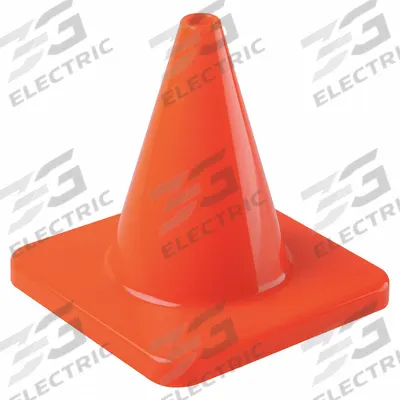 APPROVED VENDOR Traffic Cone: 12 in Cone Ht, Orange, Non-Reflective, PVC, Blank - Traffic Cones for Non-Roadway Use