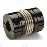 RULAND MANUFACTURING Bellows Coupling: 1 1/4 in Bore Dia 1, 1 1/4 in Bore Dia 2, Aluminum, Clamp On (MPN BCK50-20-20-A). Key specifications — attr666189: No; attr666180: Stainless Steel; attr85397: RULAND MANUFACTURING; attr666234: Inch; attr923681: Same Bore Dimensions.