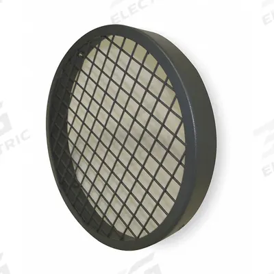 Dayton Inlet Guard: For Use With 3C010/3C049, Inlet, Steel, Baked Enamel, 1/2 in Wire Spacing - Inlet & Outlet Guards